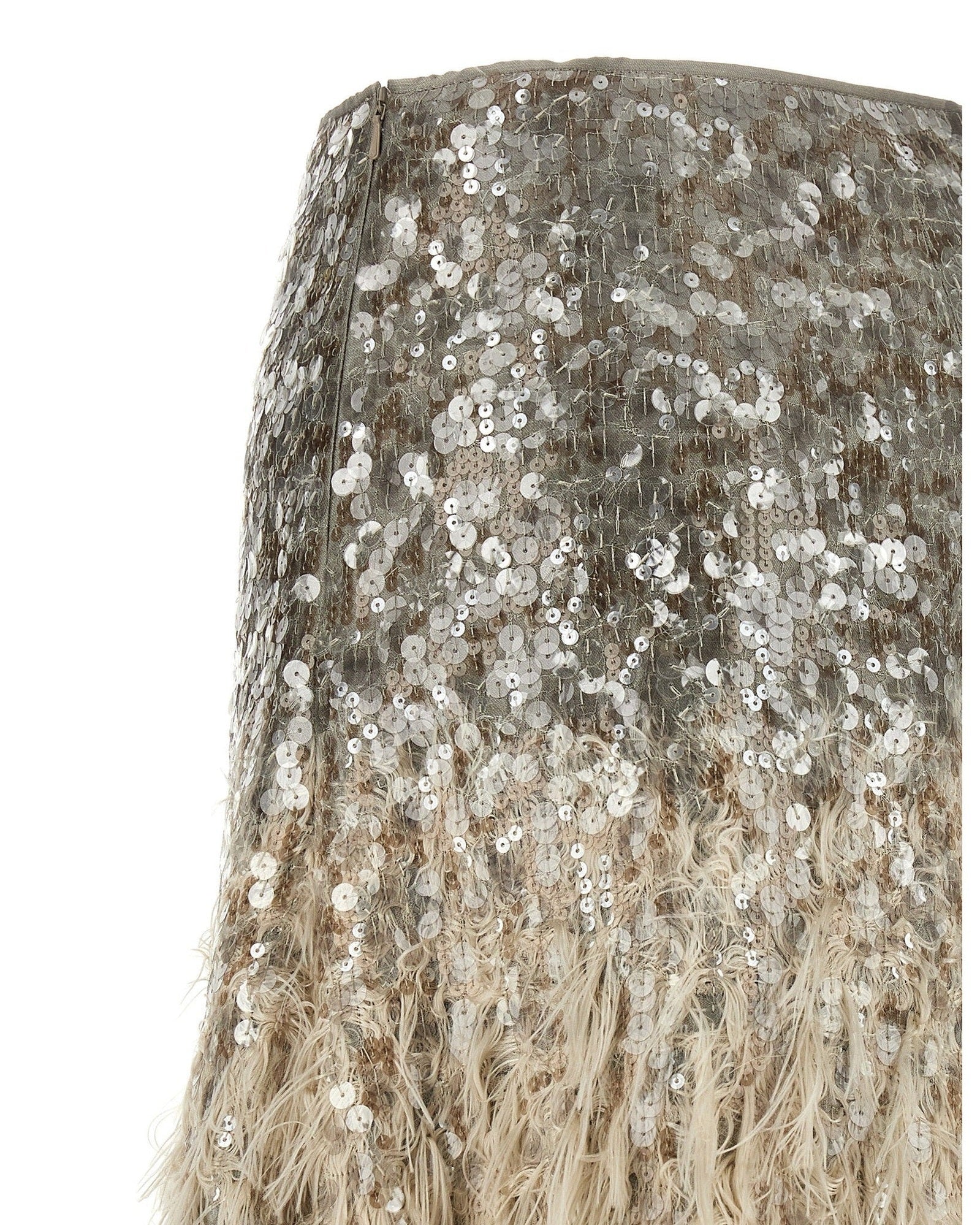 Brunello Cucinelli Dazzling Dégradé Skirt Glam Steals