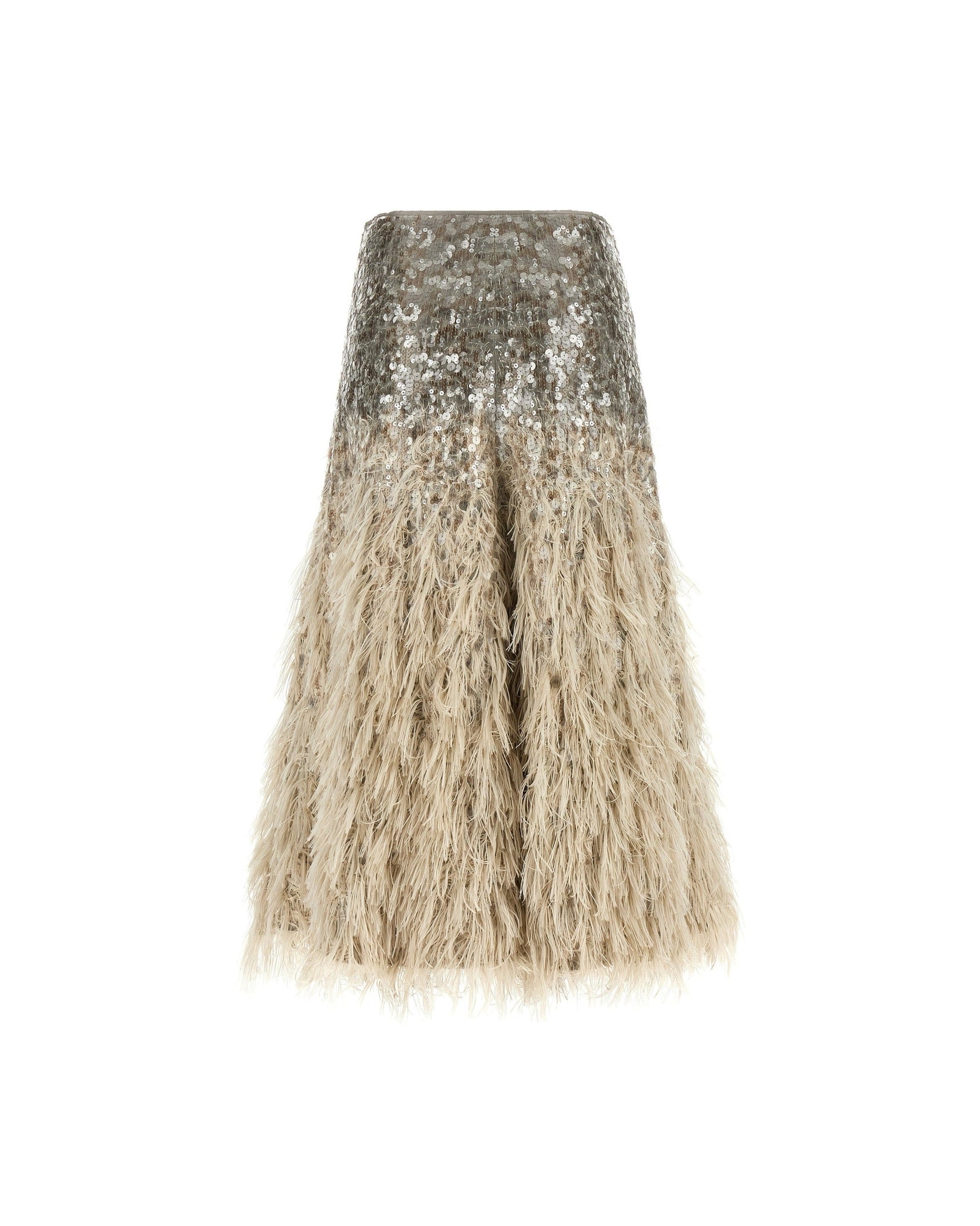 Brunello Cucinelli Dazzling Dégradé Skirt Glam Steals