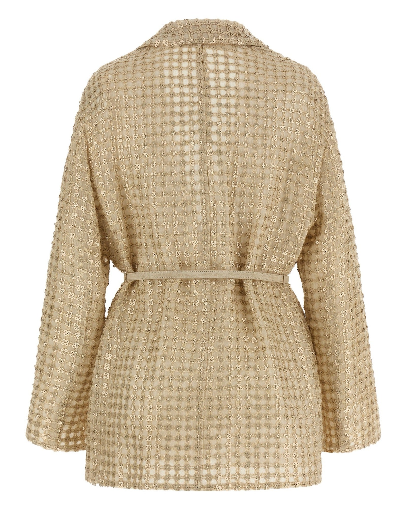 Brunello Cucinelli Dazzling Net Embroidery Organza Blazer Glam Steals