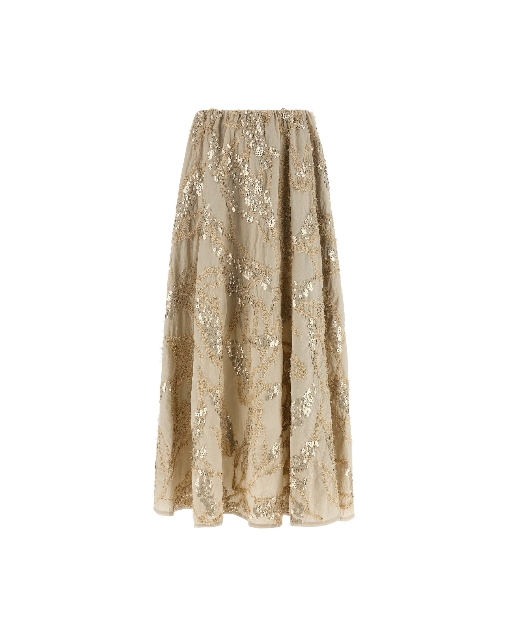 Brunello Cucinelli Dazzling Seabed Embroidery Skirt Glam Steals