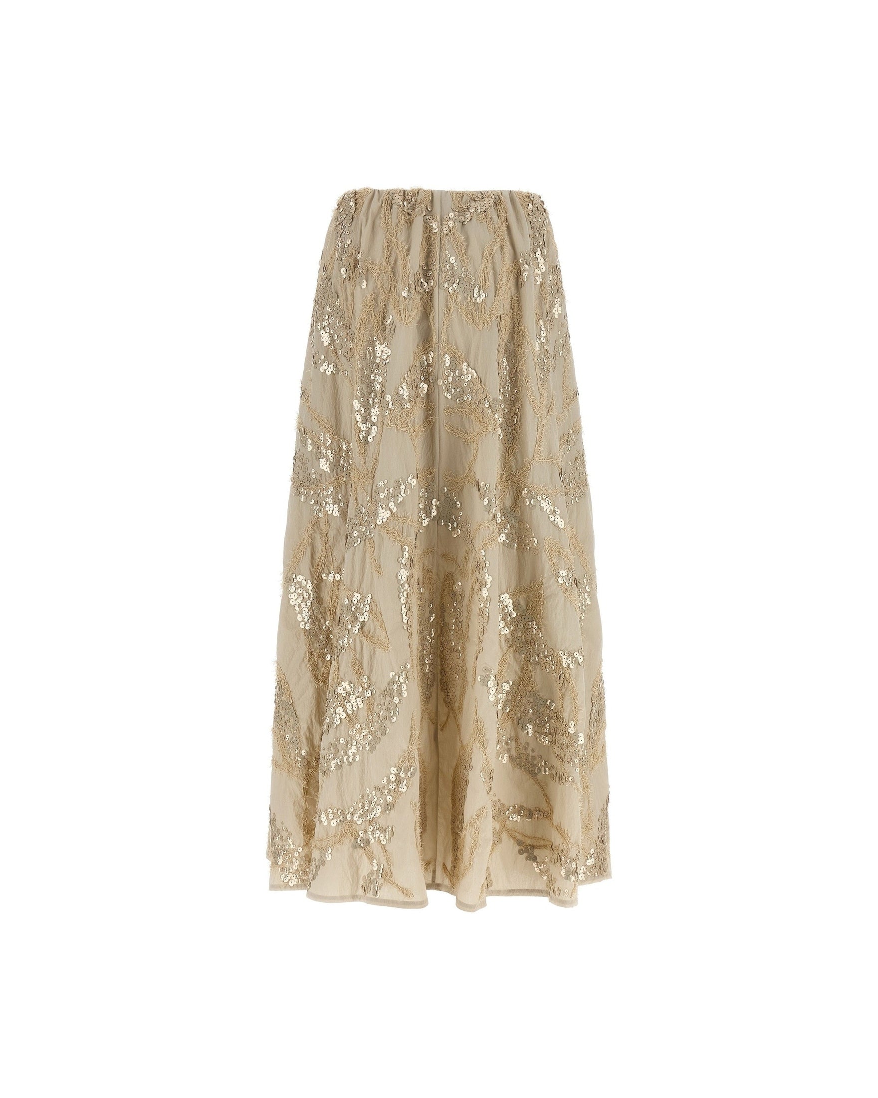 Brunello Cucinelli Dazzling Seabed Embroidery Skirt Glam Steals
