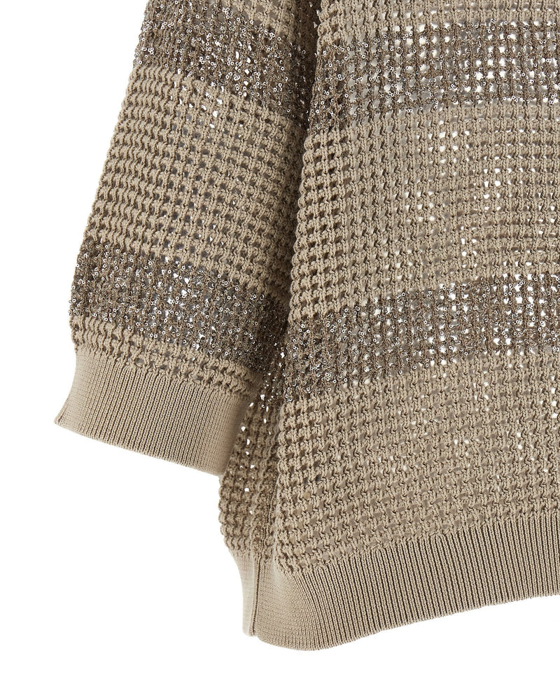 Brunello Cucinelli Dazzling Stripes Sweater Glam Steals