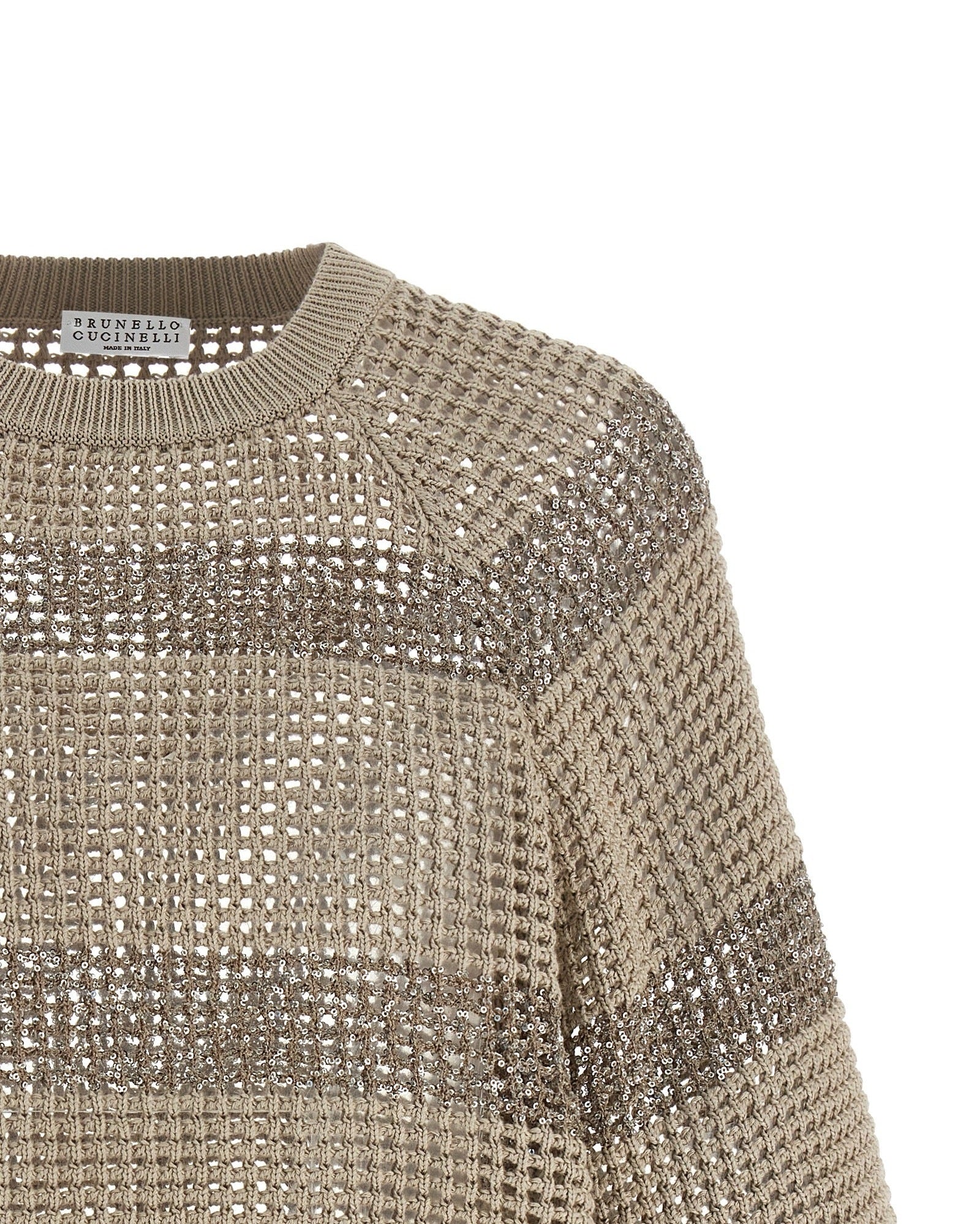 Brunello Cucinelli Dazzling Stripes Sweater Glam Steals