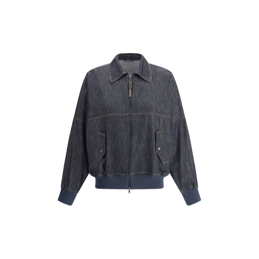 Brunello Cucinelli Denim Jacket Glam Steals