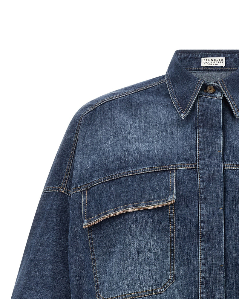 Brunello Cucinelli Denim Lightweight Shirt Shirts