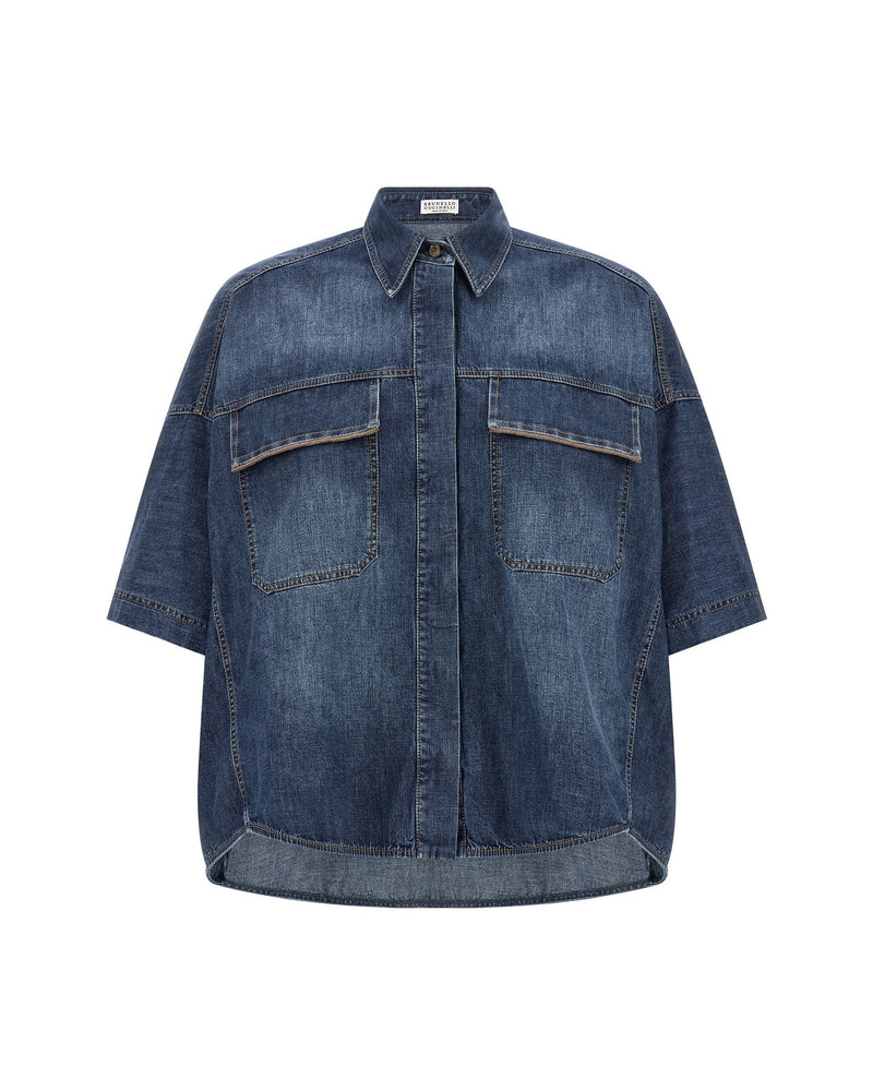 Brunello Cucinelli Denim Lightweight Shirt Shirts