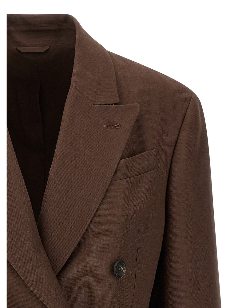 Brunello Cucinelli Double Breasted Blazer Glam Steals