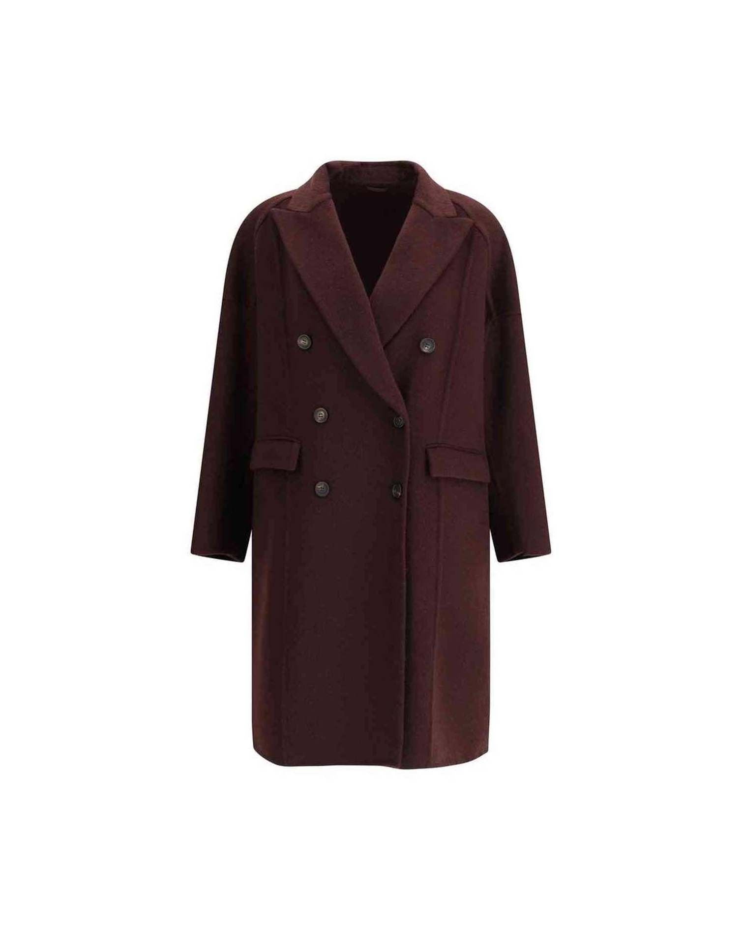 Brunello Cucinelli Double Breasted Coat Glam Steals