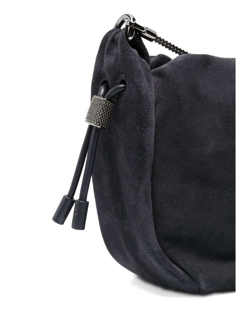 Brunello Cucinelli Drawstring Chain Strap Cross Body Bag Glam Steals