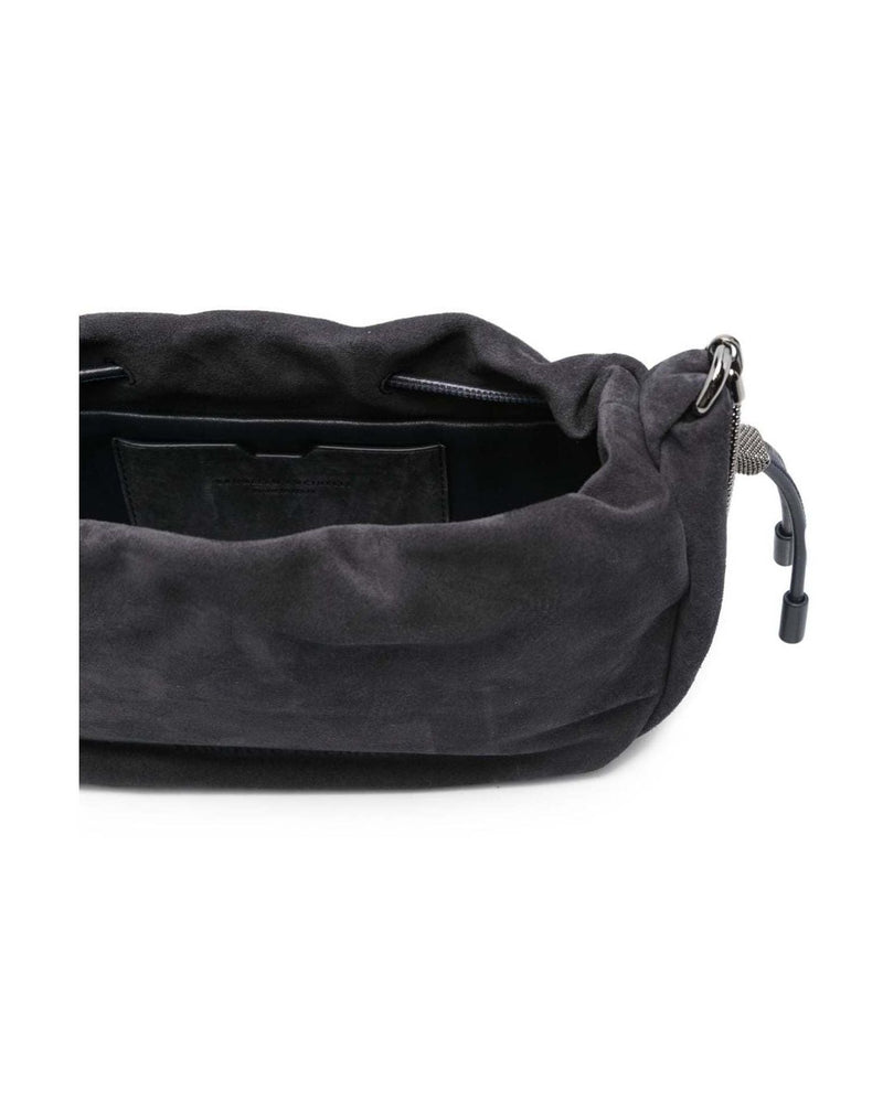 Brunello Cucinelli Drawstring Chain Strap Cross Body Bag Glam Steals