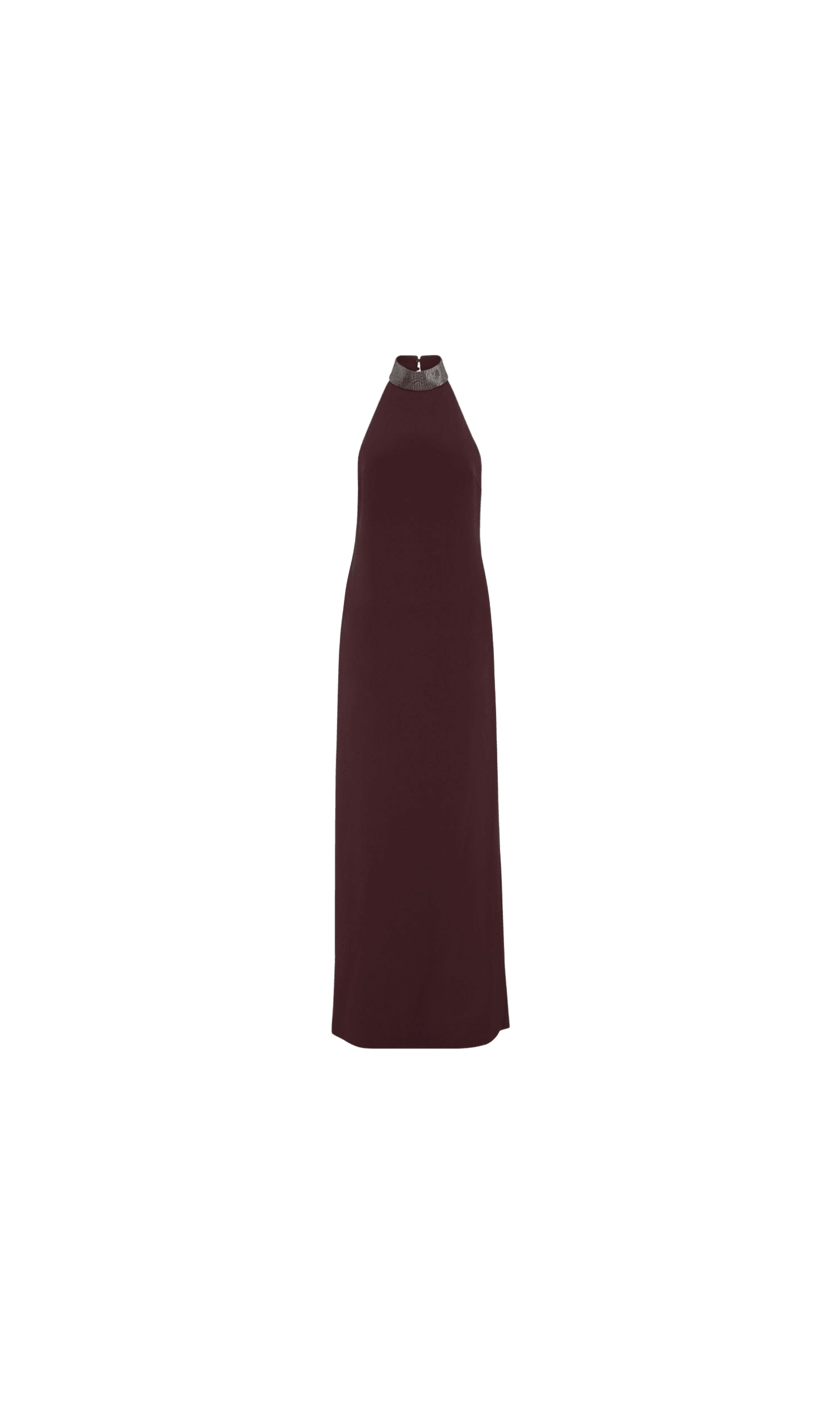 Brunello Cucinelli Dress Bordeaux Glam Steals
