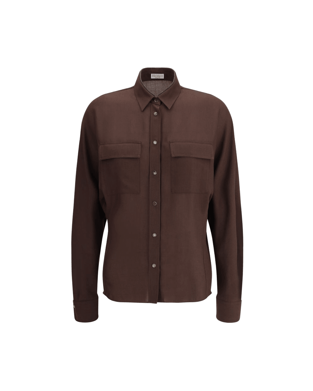Brunello Cucinelli Embellished Collar Shirt Glam Steals