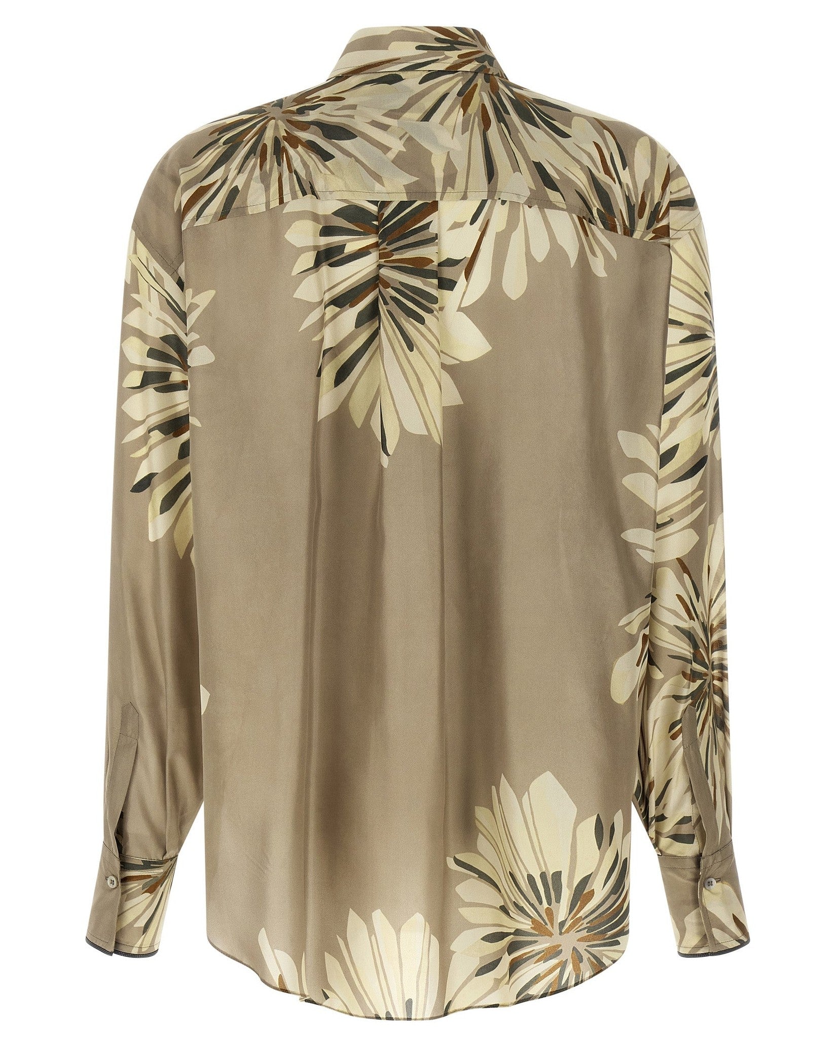 Brunello Cucinelli Floral Patterned Shirt Glam Steals