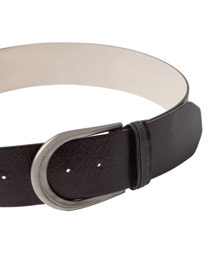 Brunello Cucinelli Glossy Calfskin Belt Glam Steals