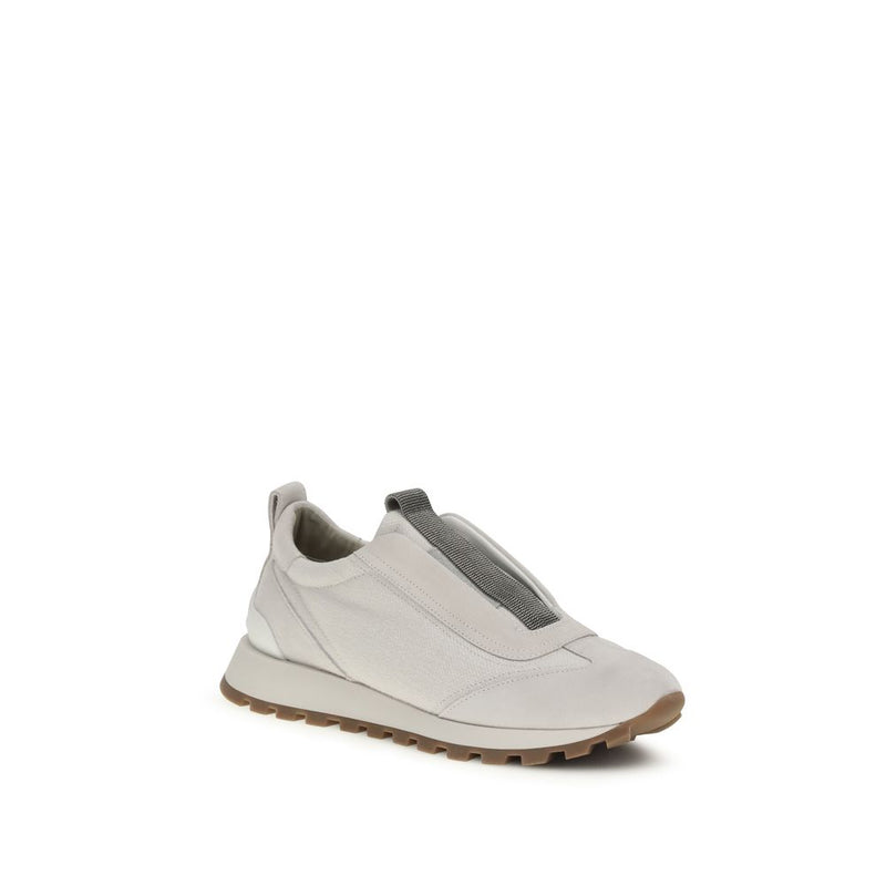 Brunello Cucinelli Gray Athletic Sneakers Glam Steals