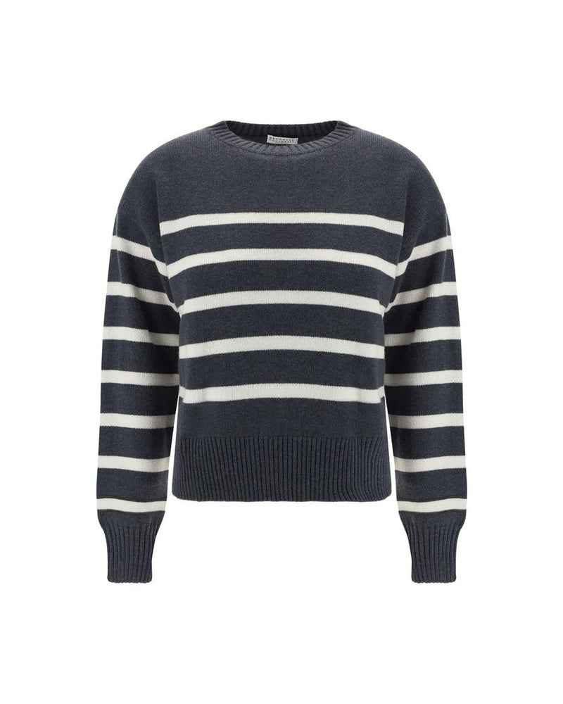 Brunello Cucinelli Gray Cashmere Sweater Glam Steals