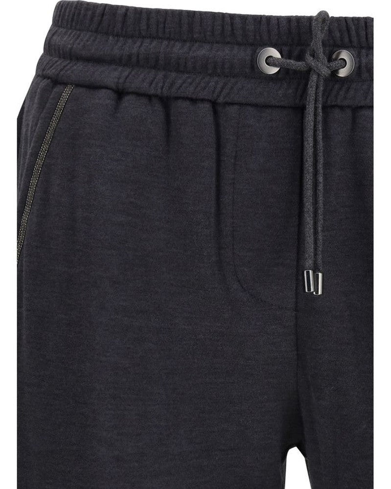 Brunello Cucinelli Gray Cotton Casual Pant Glam Steals
