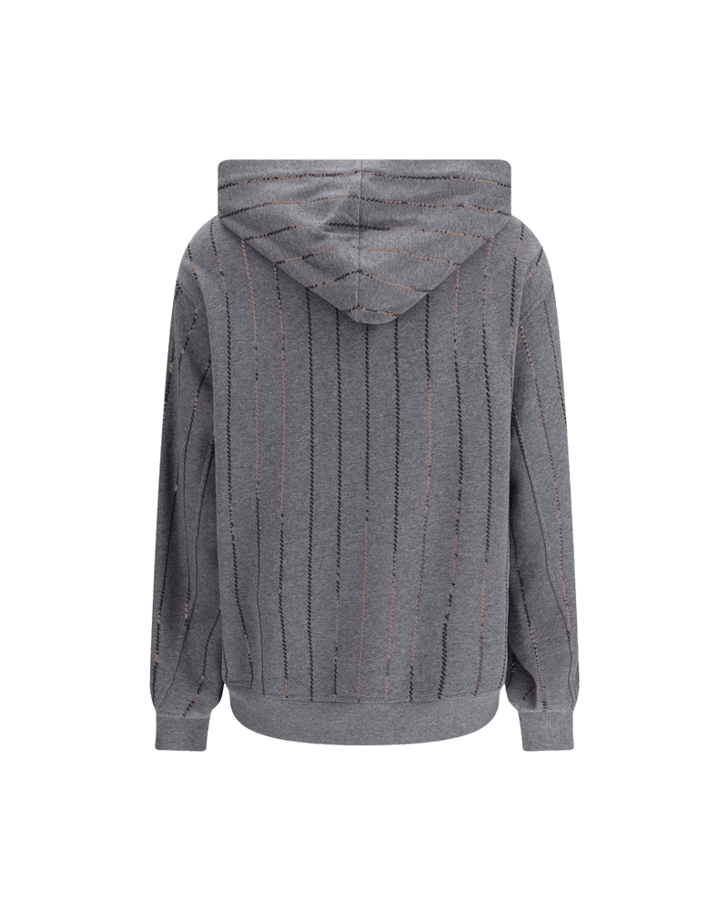 Brunello Cucinelli Gray Cotton Sweatshirt Glam Steals