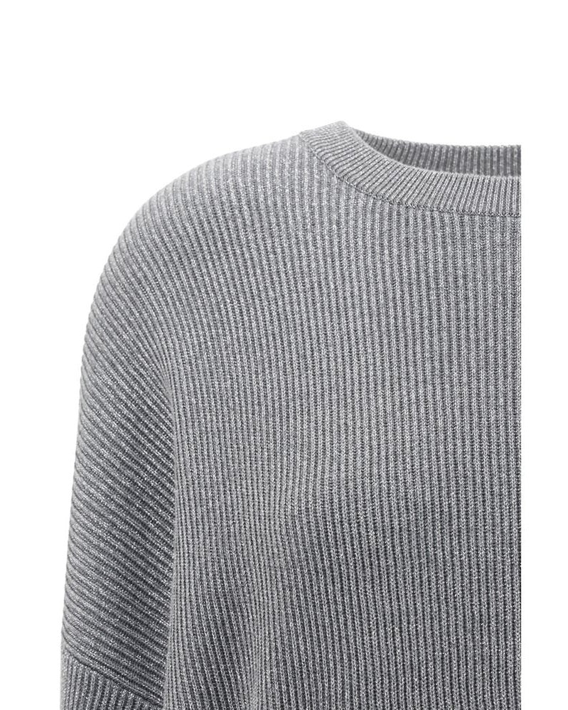Brunello Cucinelli Gray Cotton Sweatshirt Glam Steals