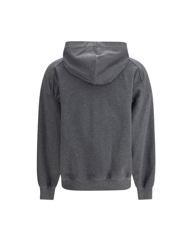 Brunello Cucinelli Gray Cotton Sweatshirt Sweatshirts