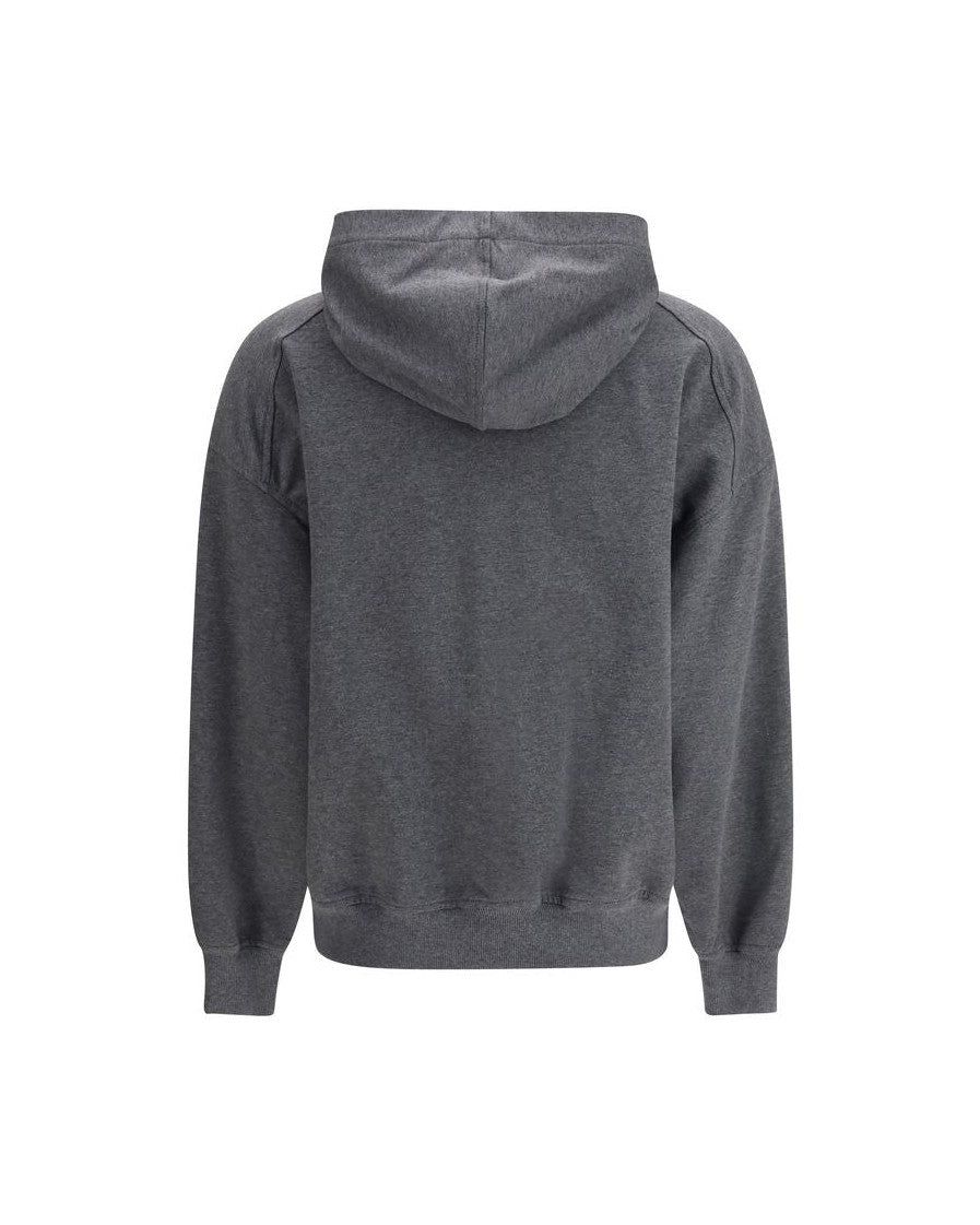 Brunello Cucinelli Gray Cotton Sweatshirt Sweatshirts