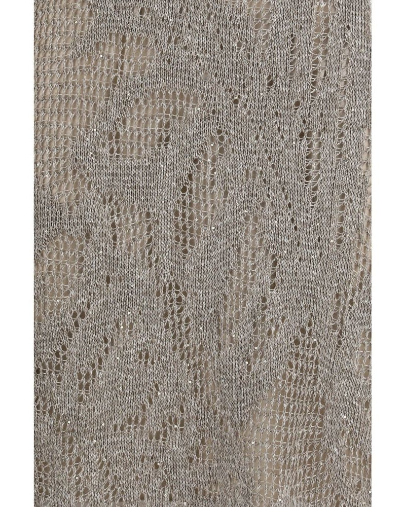 Brunello Cucinelli Gray Linen Casual Dress Glam Steals