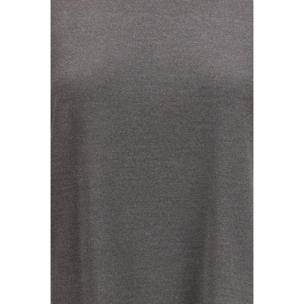 Brunello Cucinelli Gray Nylon T-shirt Glam Steals
