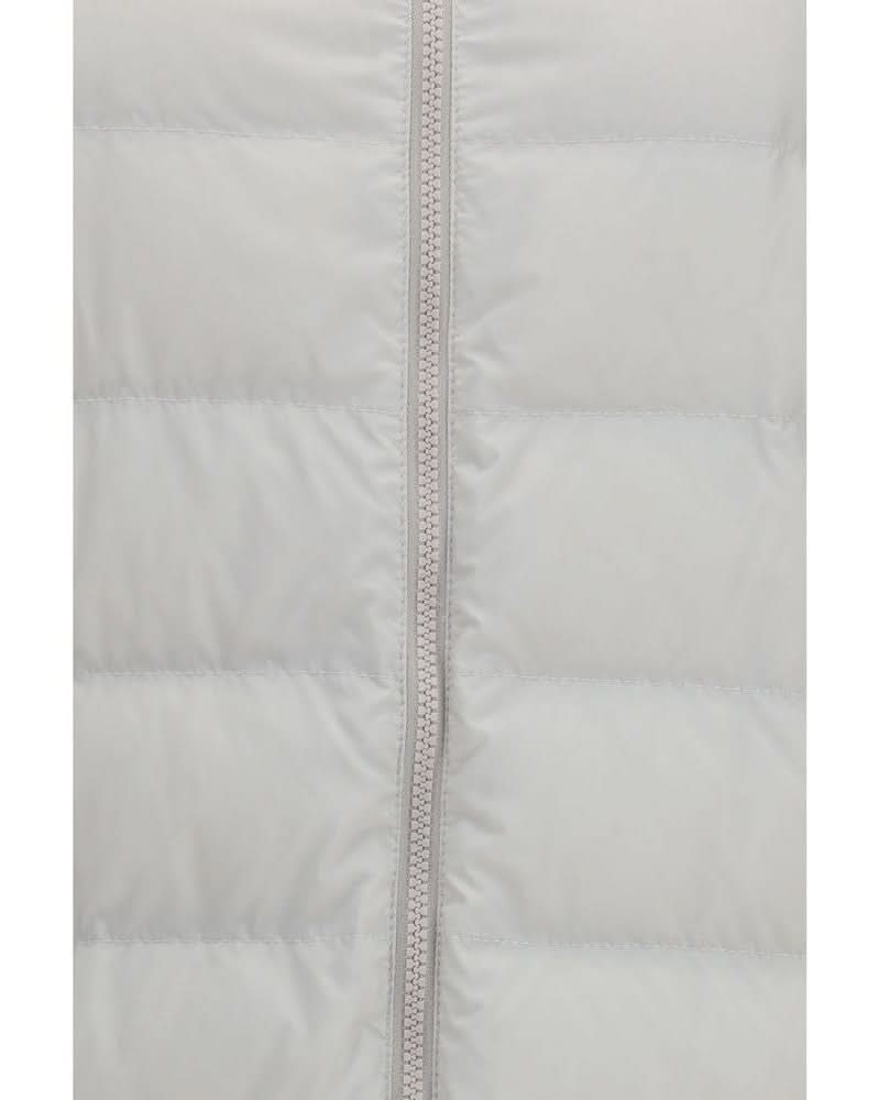 Brunello Cucinelli Gray Polyamide Jacket Glam Steals