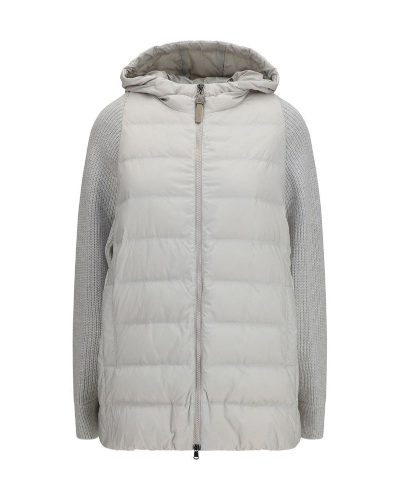 Brunello Cucinelli Gray Polyamide Jacket