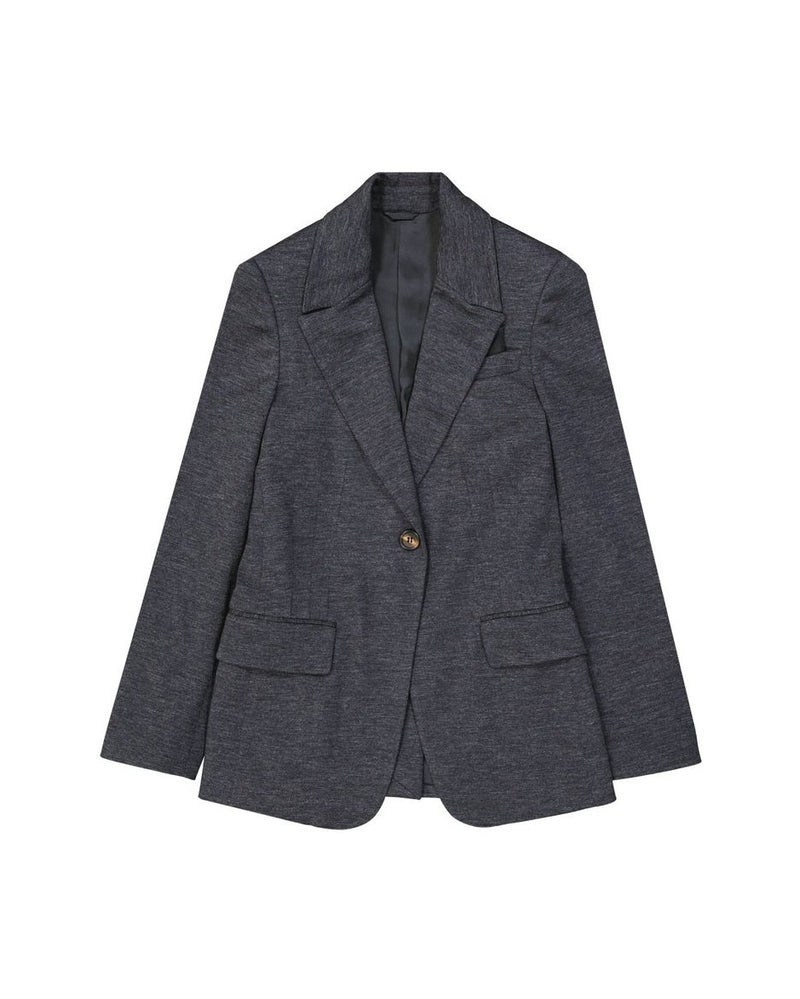 Brunello Cucinelli Gray Wool Blazer Glam Steals
