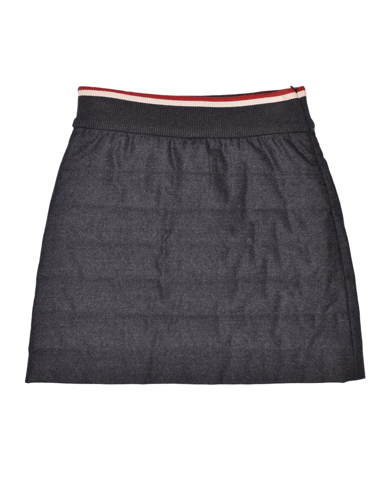 Brunello Cucinelli Gray Wool Skirt Glam Steals