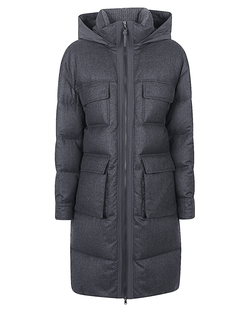 Brunello Cucinelli Grey Coat Glam Steals