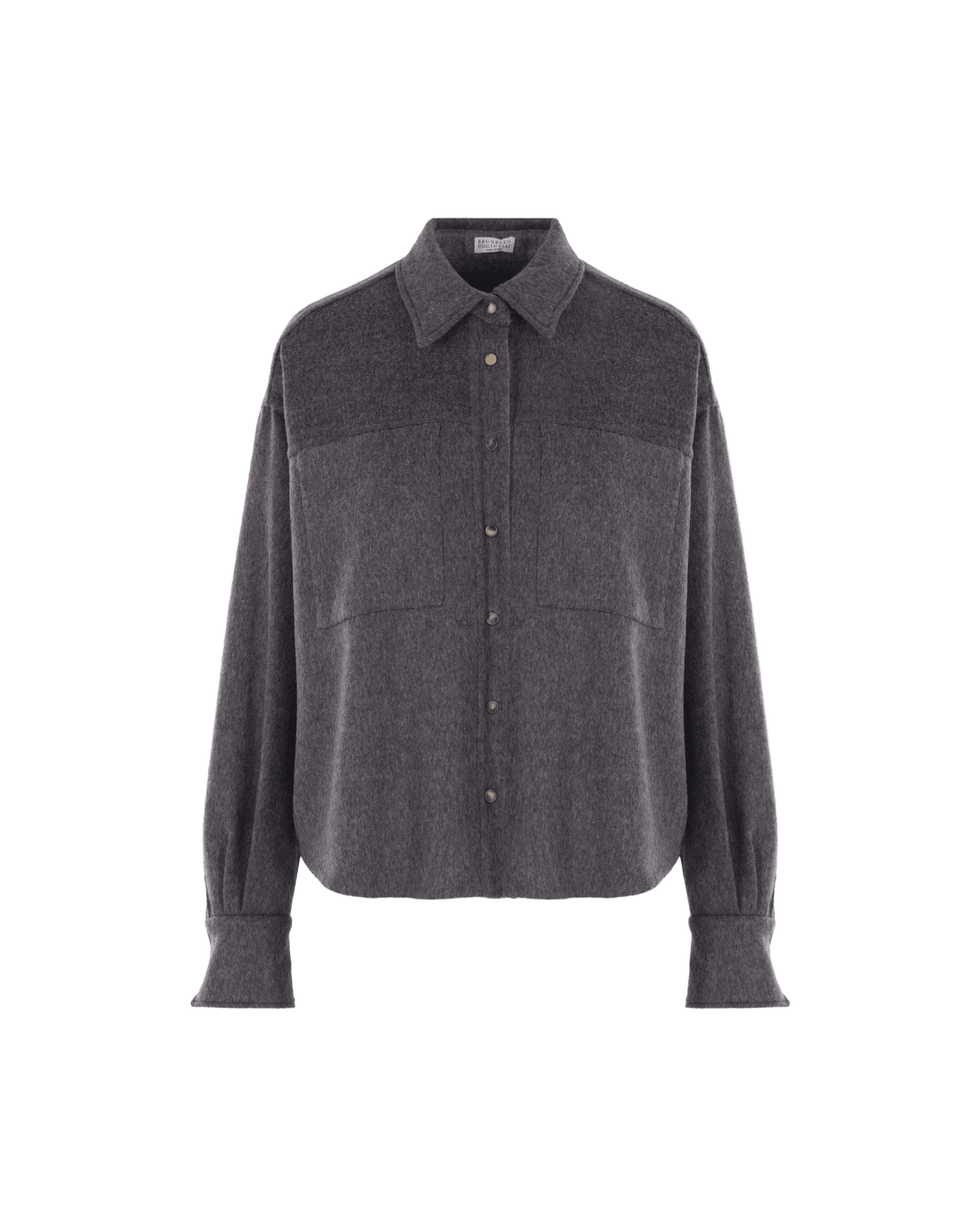 Brunello Cucinelli Grey Shirt Glam Steals