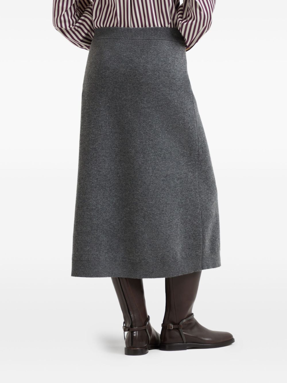Brunello Cucinelli Grey Skirt Glam Steals