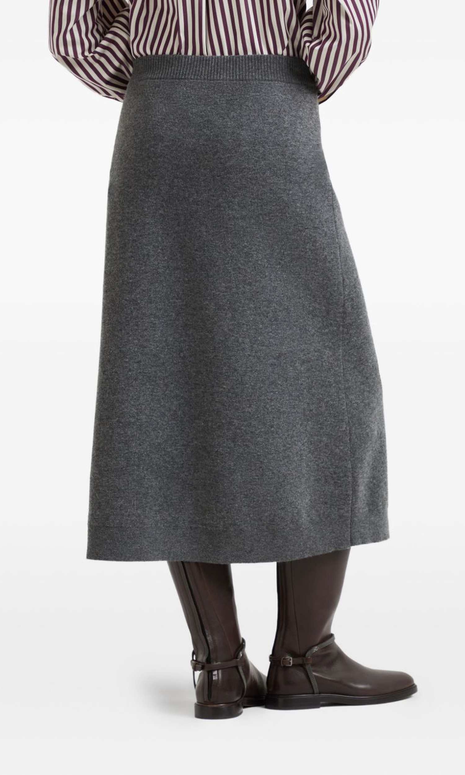 Brunello Cucinelli Grey Skirt Glam Steals