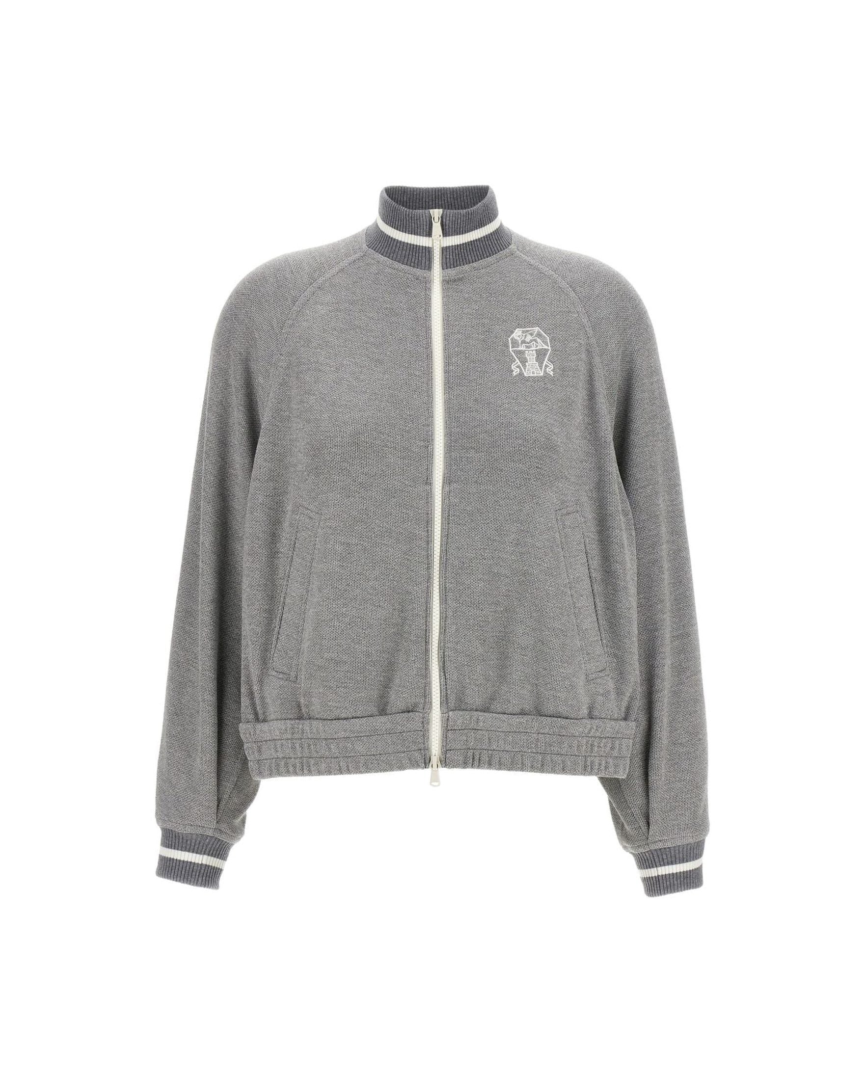 Brunello Cucinelli Grey Sweater Glam Steals