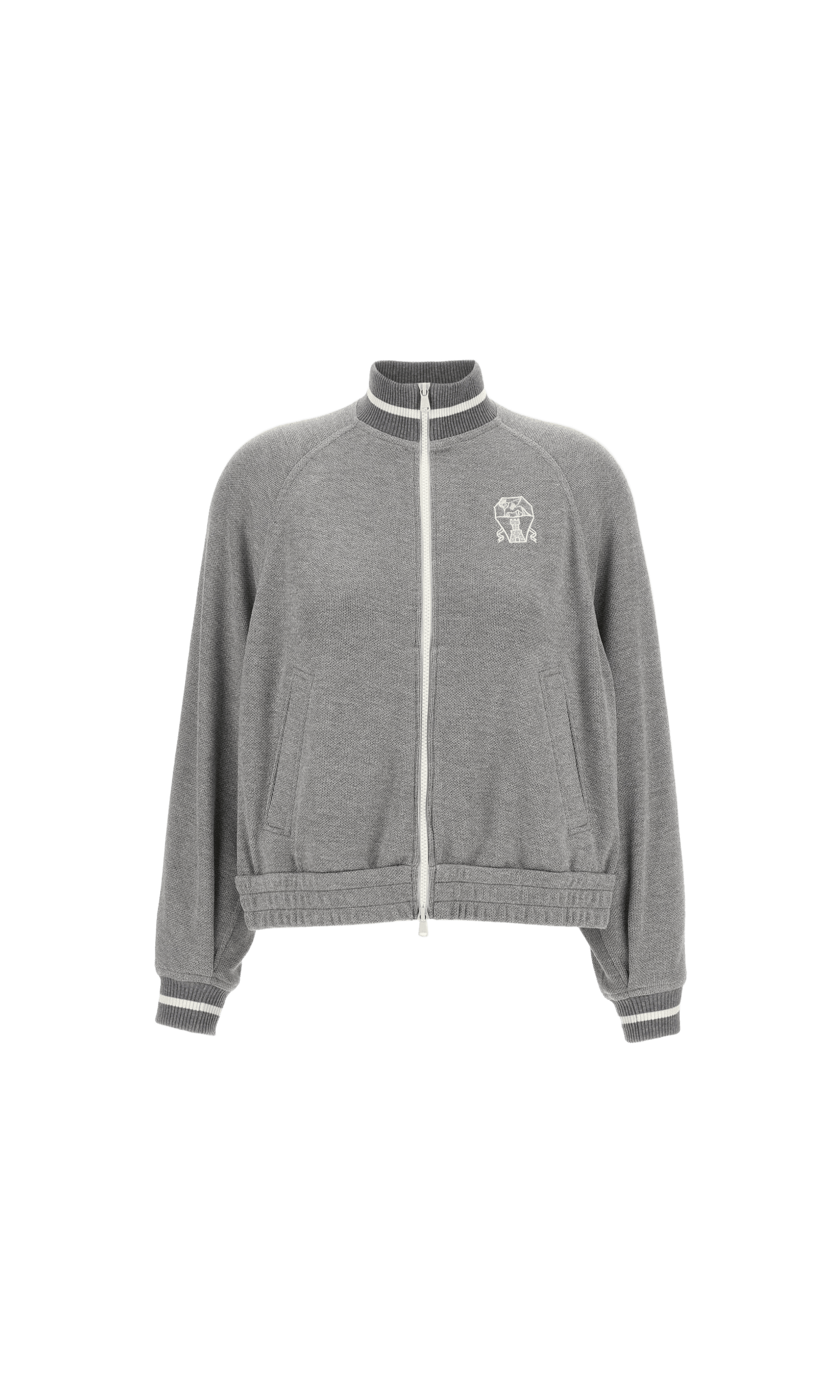 Brunello Cucinelli Grey Sweater Glam Steals