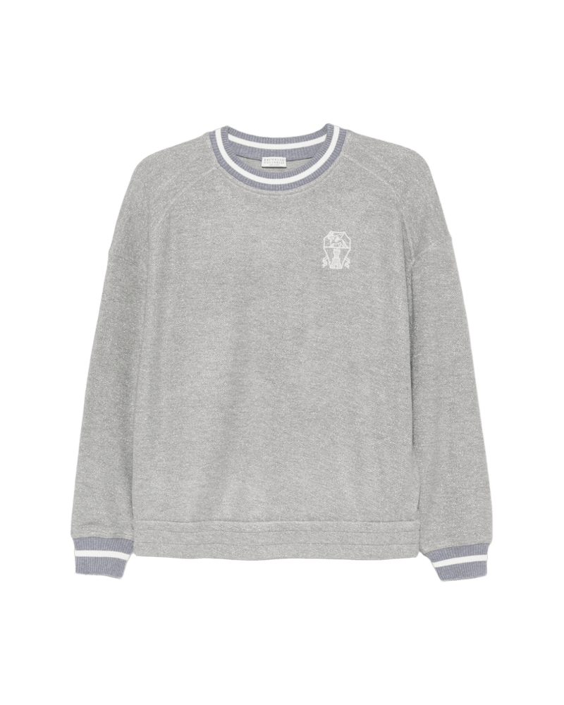 Brunello Cucinelli Grey Sweater Glam Steals