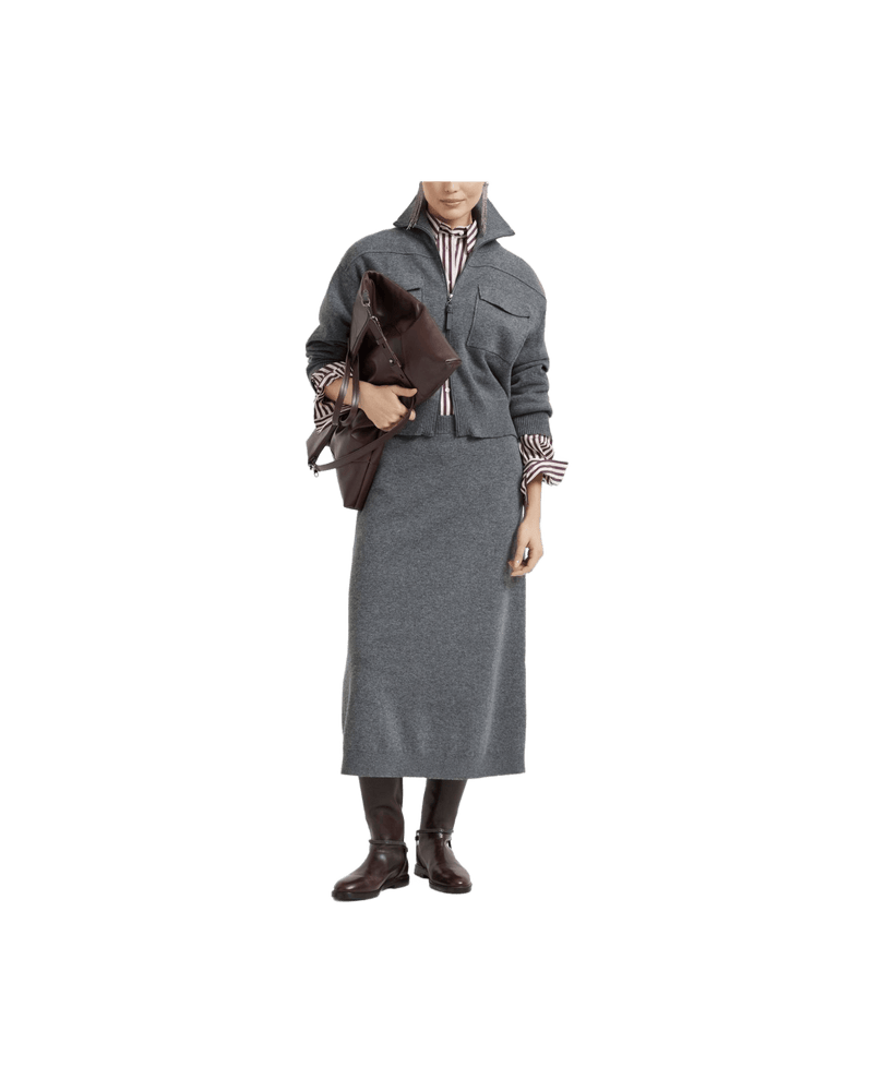 Brunello Cucinelli Grey Sweater Glam Steals