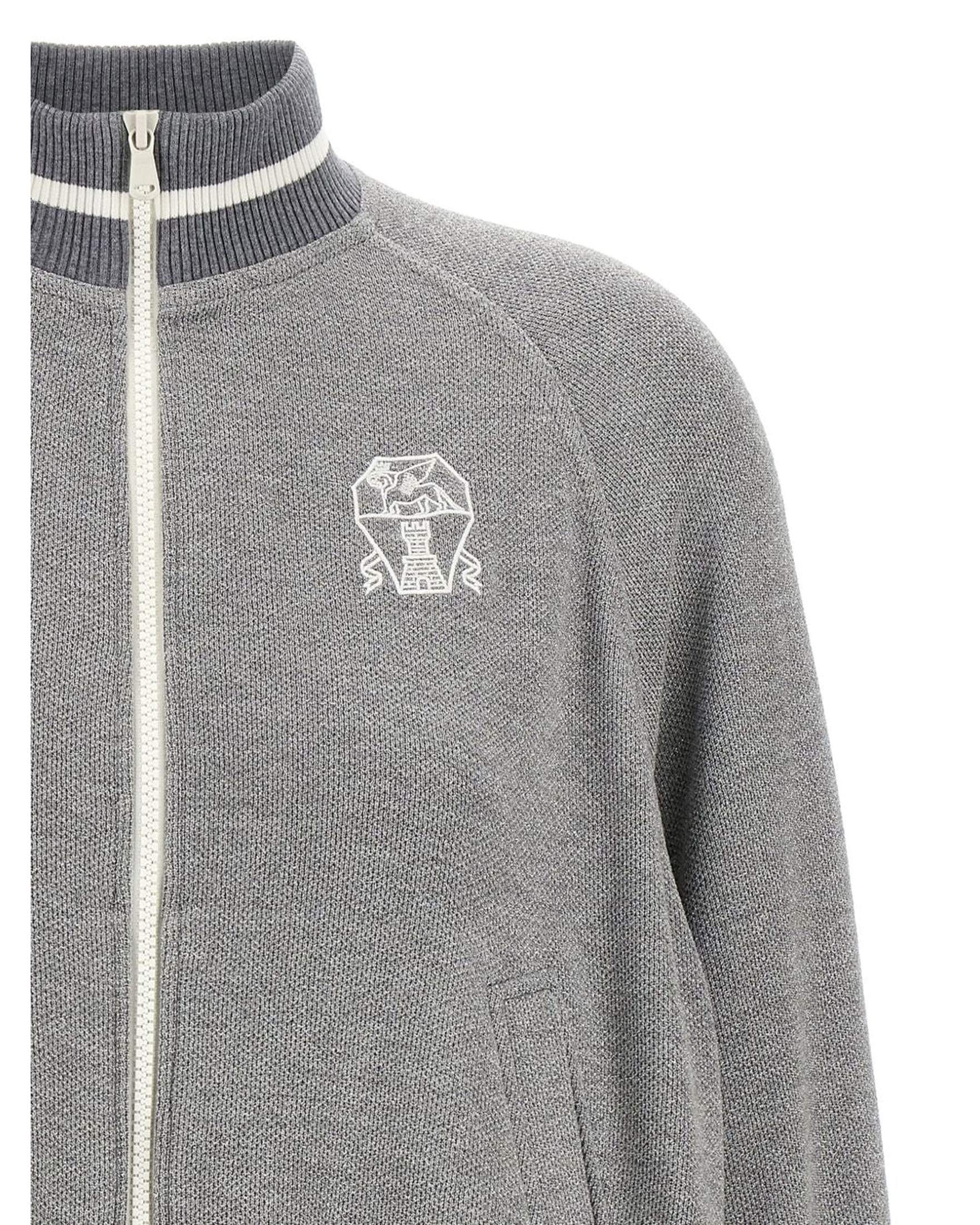 Brunello Cucinelli Grey Sweater Glam Steals