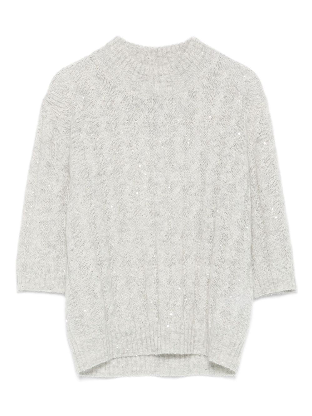 Brunello Cucinelli Grey Sweater Glam Steals