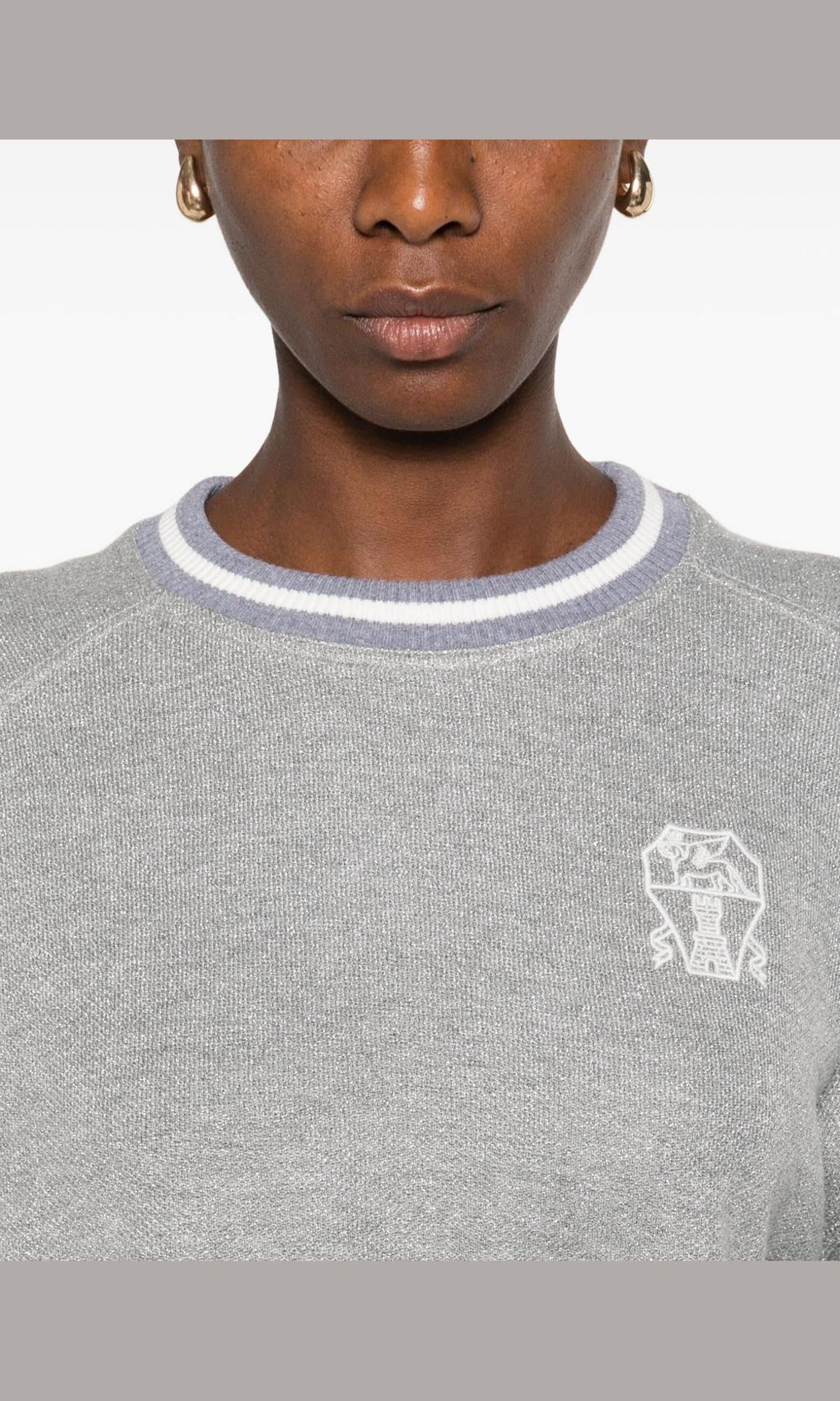 Brunello Cucinelli Grey Sweater Glam Steals
