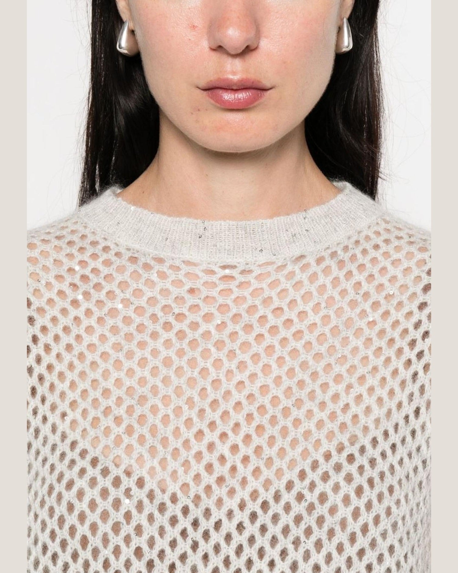 Brunello Cucinelli Grey Sweater Glam Steals