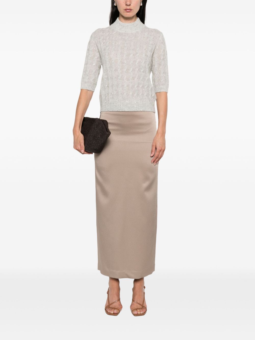 Brunello Cucinelli Grey Sweater Glam Steals