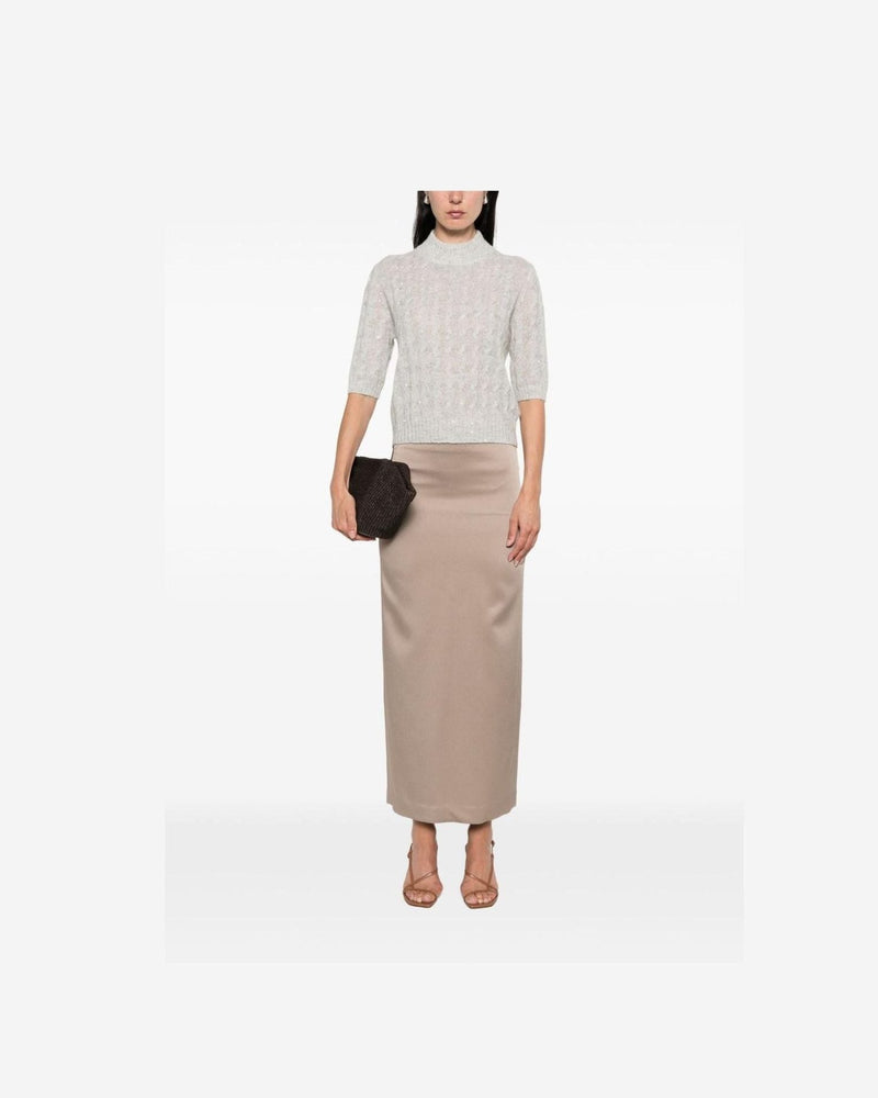 Brunello Cucinelli Grey Sweater Glam Steals