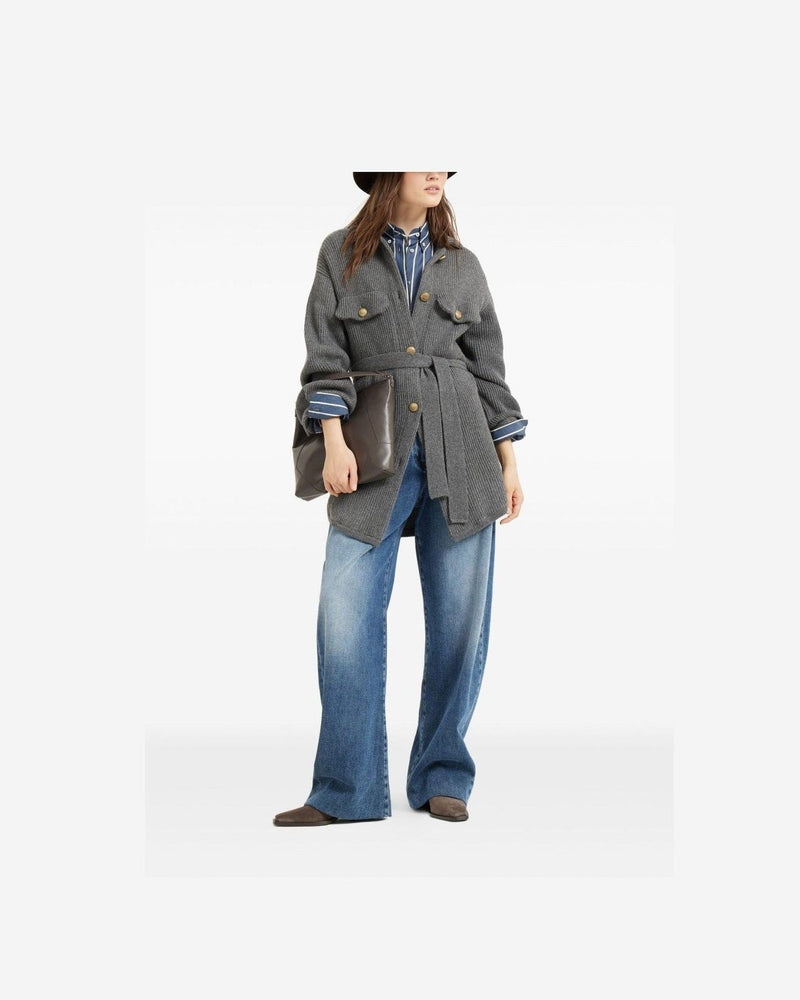 Brunello Cucinelli Grey Sweater Glam Steals