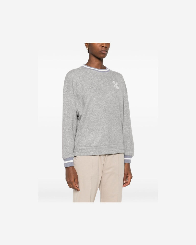 Brunello Cucinelli Grey Sweater Glam Steals