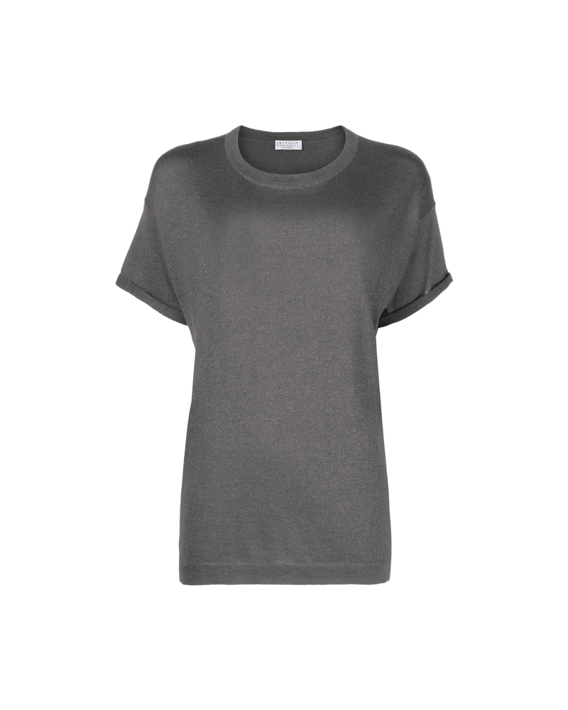 Brunello Cucinelli Grey T-shirt Glam Steals