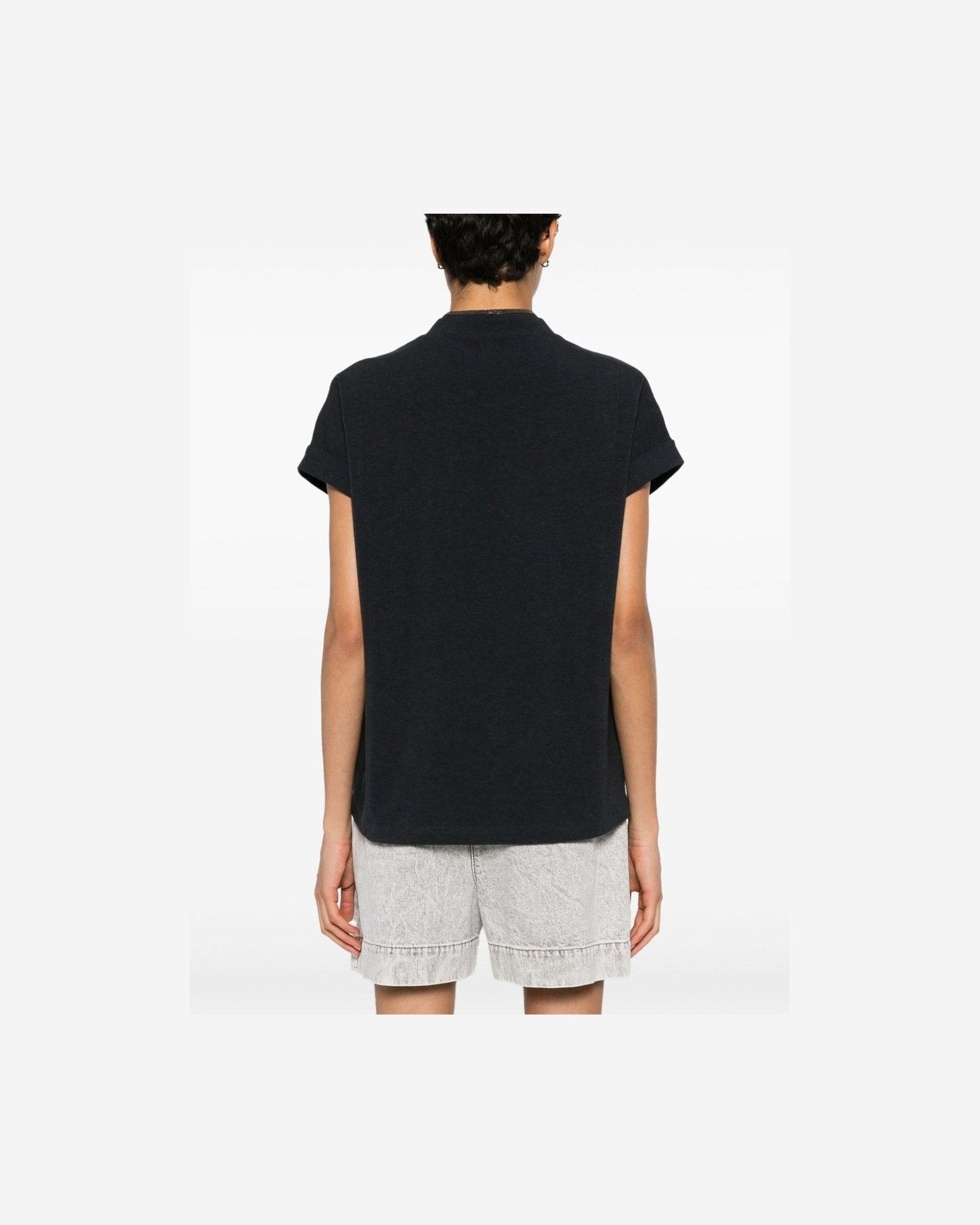 Brunello Cucinelli Grey T-shirt Glam Steals