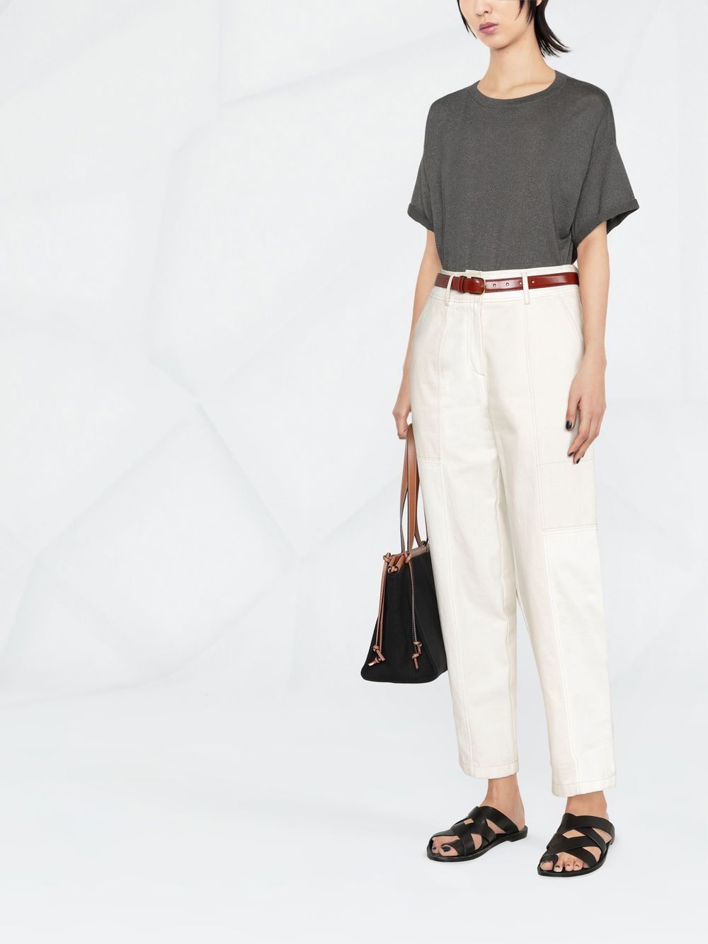 Brunello Cucinelli Grey T-shirt and Polo Glam Steals